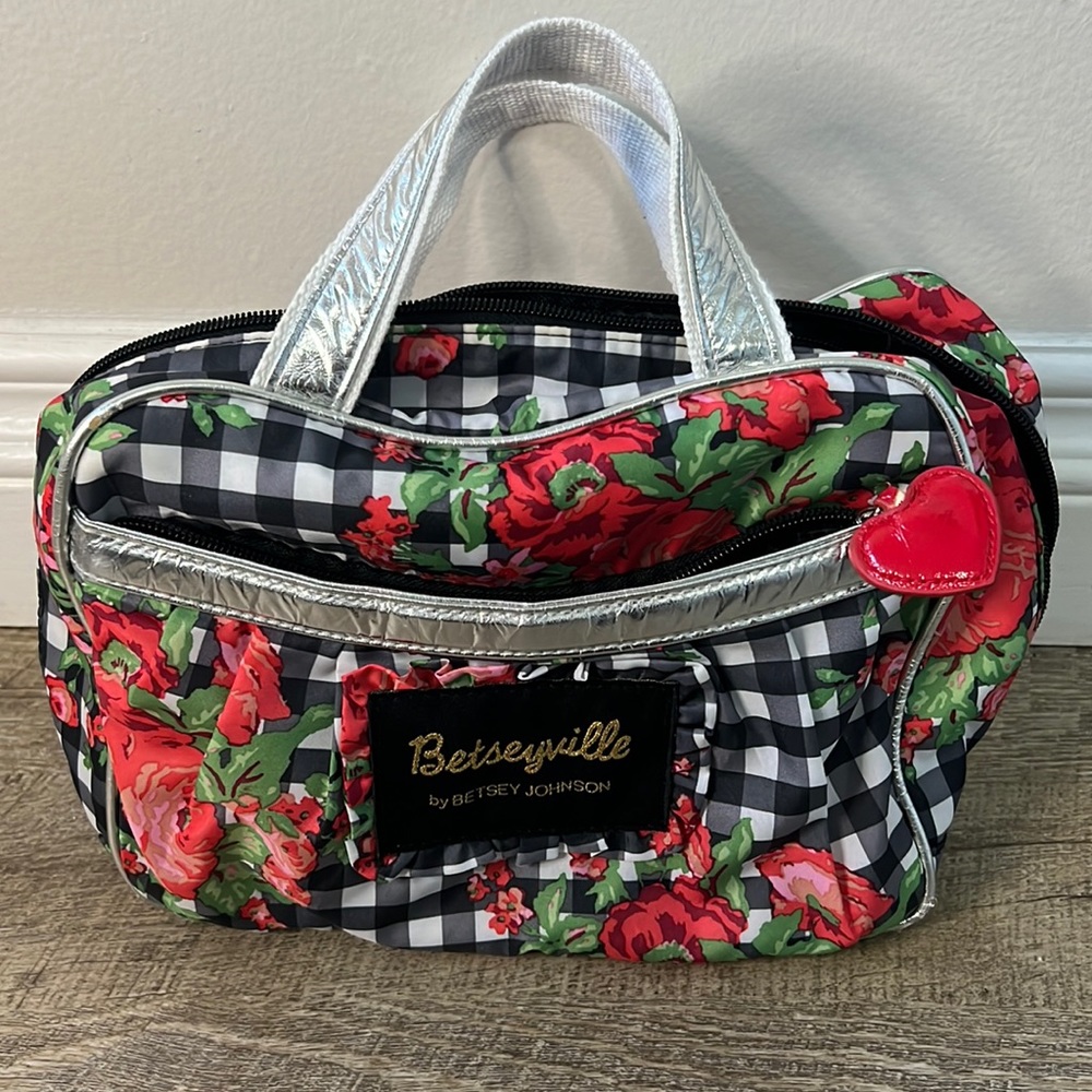 Betsey Johnson Flower Makeup Bag